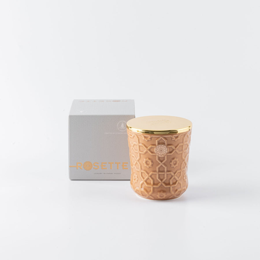 Large Luxury Scented candle From Rosette - Orange