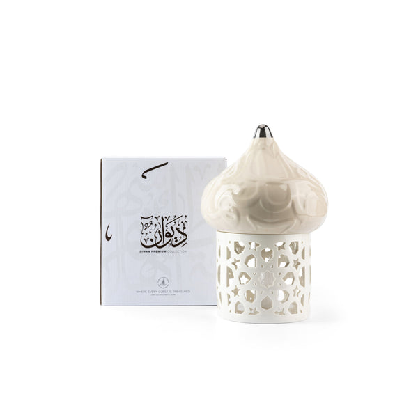 Large Electronic Candle From Diwan -  Pearl