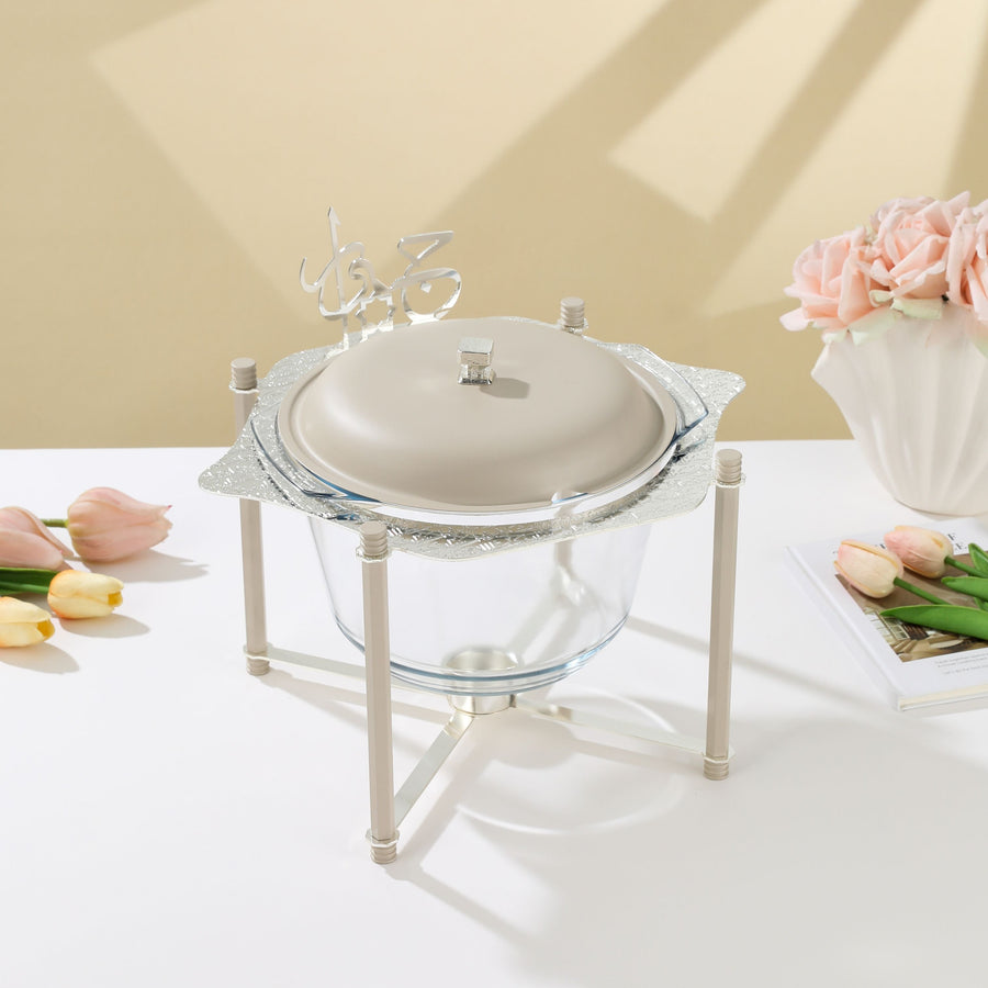 Serving Buffet From Jiwar -  Beige + Silver