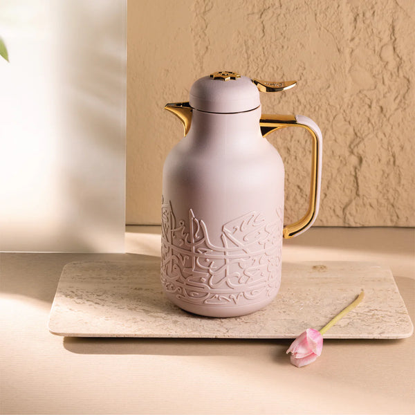 One Vacuum Flask For Tea And Coffee From Jiwar -  Purple + Gold