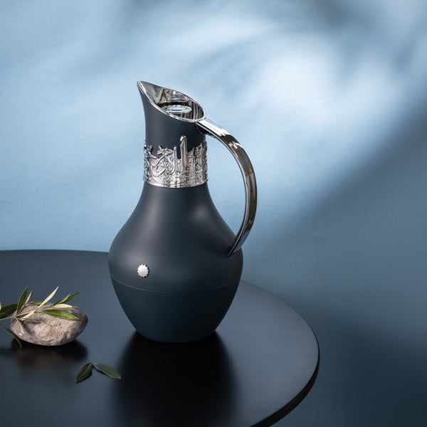 Vacuum Flask For Tea And Coffee From Ather - Blue + Sliver