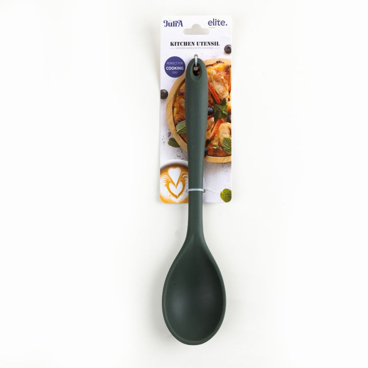 SILICONE FOOD STIRRING SPOON-GREEN
