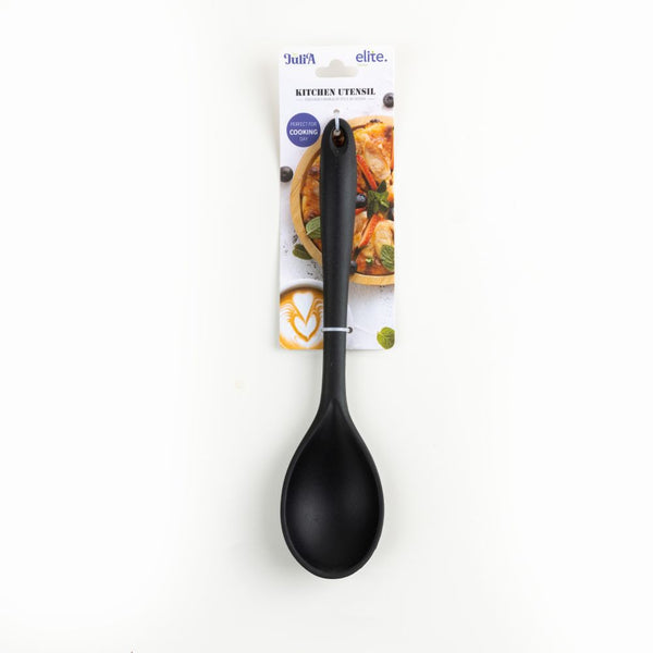 SILICONE FOOD STIRRING SPOON-BLACK