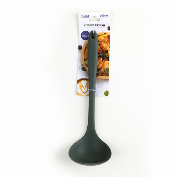 SILICONE SOUP LADLE-GREEN
