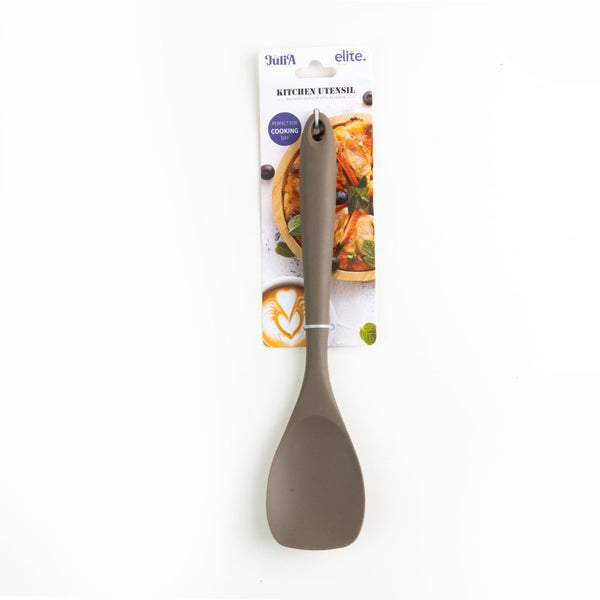 SILICONE STIRRING SPOON-BROWN