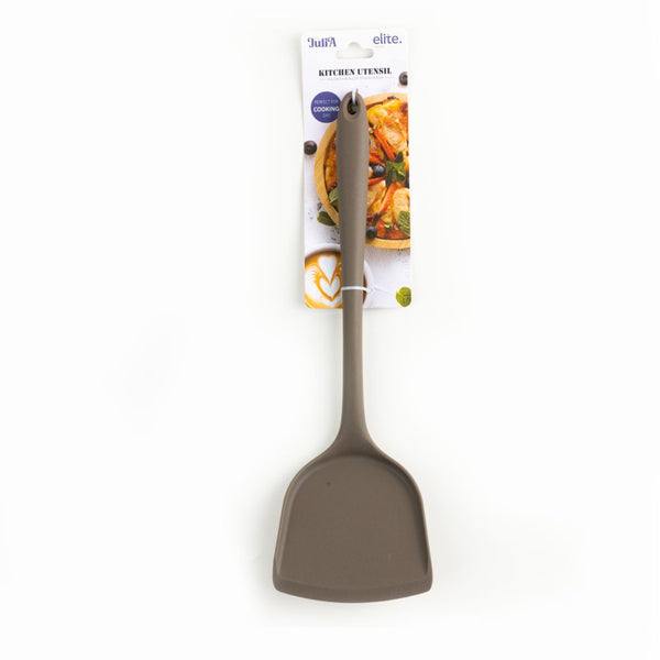 SILICONE WIDE DUSTPAN-BROWN