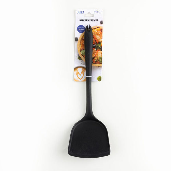 SILICONE WIDE DUSTPAN-BLACK