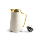 Vacuum Flask For Tea And Coffee From Crown - Gold and Beige