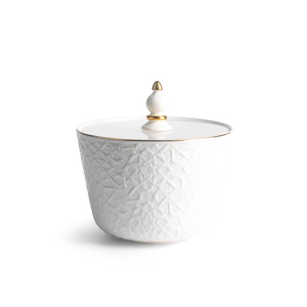  Large Porcelain Vase From Crown - Gold