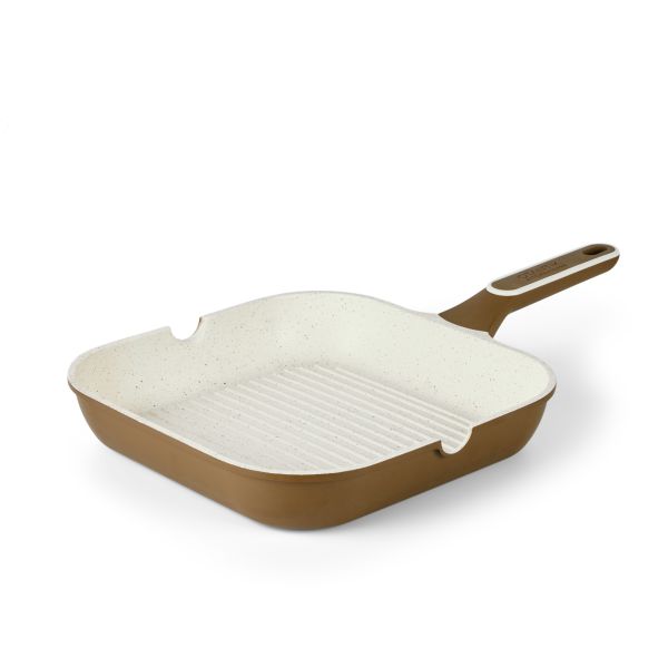 Non-Stick Grill Pan  BEIGE-BROWN  28CM