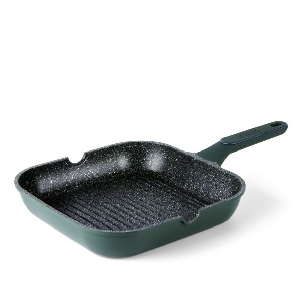 Non-Stick Grill Pan  GREEN-BLACK  28CM