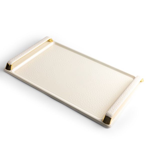 [TH0039] Serving Tray From Crown - Pearl