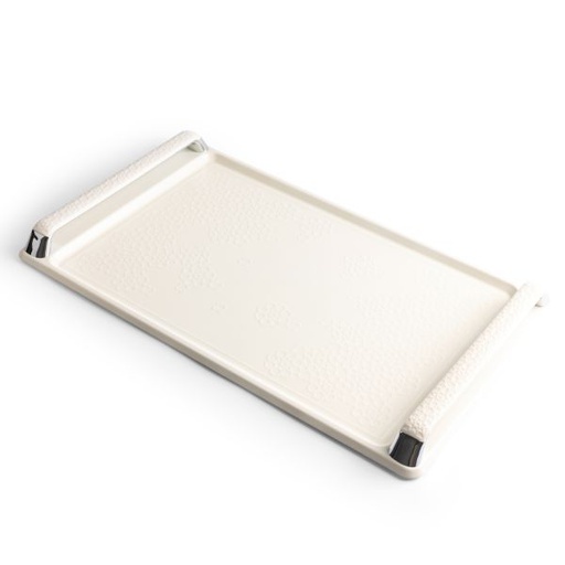 [TH0040] Serving Tray From Crown - White