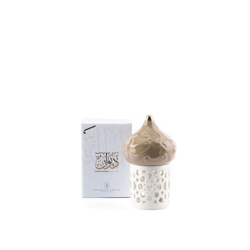 [ET2346] Small Electronic Candle From Diwan -  Coffee