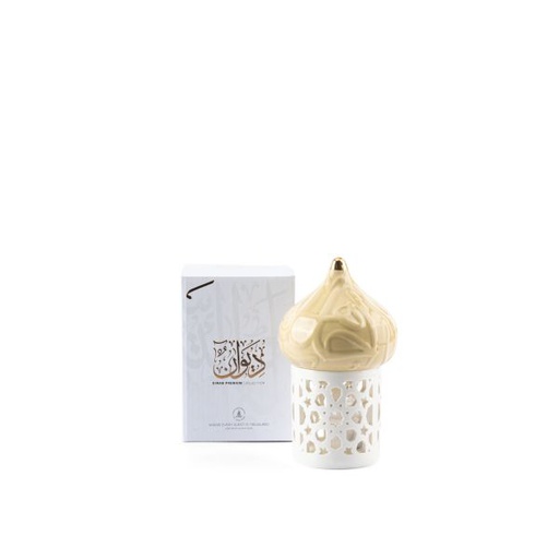 [ET2347] Small Electronic Candle From Diwan -  Ivory