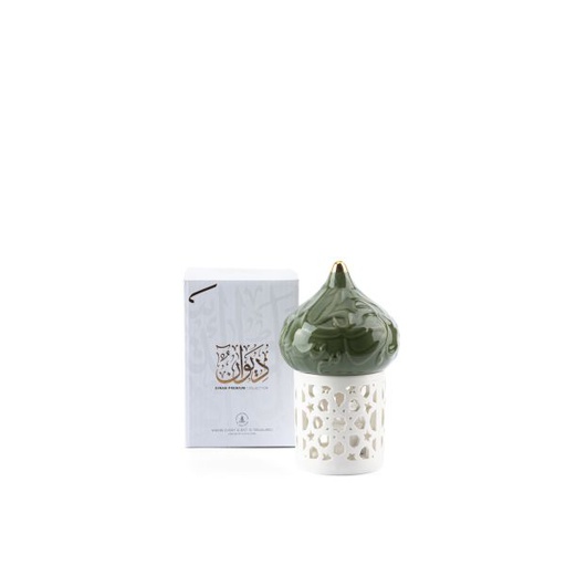 [ET2348] Small Electronic Candle From Diwan -  Green